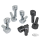 GZP Fusion oval risers 3" Smoothie Bl