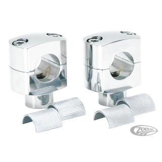 GZP Chrome billet short riser set w/slee