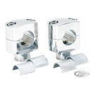 GZP Chrome billet short riser set w/slee