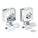GZP Chrome billet short riser set w/slee