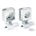GZP Chrome billet short riser set w/slee