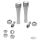 NAUS HIDDEN WIRE RISERS 2" CHROME