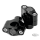 RSD MOTO RISER 1-1/2" TALL BLACK
