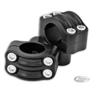 RSD NOSTALGIA RISERS 4-BOLT 1" BLACK OPS