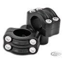 RSD NOSTALGIA RISERS 4-BOLT 1" BLACK OPS