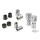 GZP Chr 1/2" tapered riser extension 1"