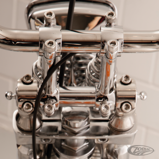 Chrome Dog Bone risers f/36-48 Springers