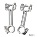 Chrome Dog Bone risers f/36-48 Springers