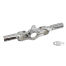 triple clamp inline with ears for risers