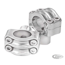 RSD Nostalgia Risers 1-1/4" bar Chrome