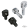 GZP Chrome 5" riser set for 1.25" handle