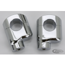 GZP Blk offset risers H=2.25" bars=1.25"