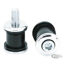 GZP Flush mount black/chrome h/b damper