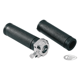 GZP Throttle assy w/o grips chrome