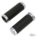 GZP Chrome & Leatherbound gripset