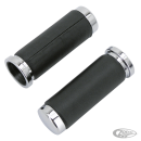 GZP Chrome & Leatherbound gripset