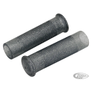 metal flake grips silver