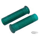 metal flake grips green