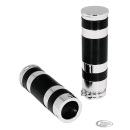 GZP Chrome CNC Grip set, cable