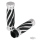GZP Swirl style grips Chrome dual cable