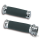 GZP Chrome/rubber CNC Tornado grip se