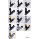 GZP Chrome 4-Cross T-II Grip set