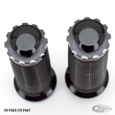 GZP Black Turbo gripset black rubber