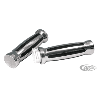 GZP Inlay Millennium grip set Chrome