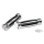 GZP Inlay Millennium grip set Chrome