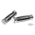 GZP Inlay Millennium grip set Chrome