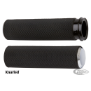 KNURLED RUBBER GRIPS, CBL , CHR