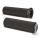 KNURLED RUBBER GRIPS, CBL , BLK