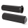 KNURLED RUBBER GRIPS, CBL , BLK