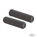 Throttle-By-Wire grips KNURLED RBBR BLK