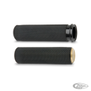 Throttle-By-Wire grips KNURLED RBBR BRAS