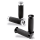 PM Contour renthal wrapped grips, chrome