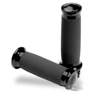 PM Contour renthal wrapped grips, black