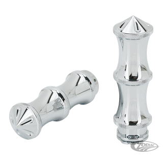 GZP Chromed Miami CNC grip set