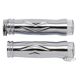 RBS V-style gripset chrome w/LED turnsig