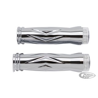 RBS Twister gripset chrome w/LED turnsig