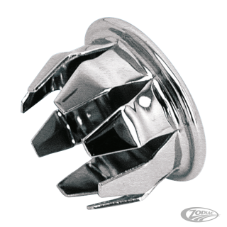 GZP 10pck bar end plug 15/16" chrome