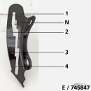 Shifter guide for 4 speed,  all 37-46