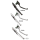 GZP matte black levers ST15-UP