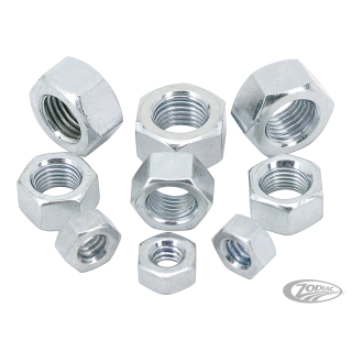 50pck nut #10-24 UNC zinc