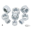 50pck nut #10-24 UNC zinc