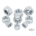 50pck nut #10-24 UNC zinc