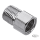 Brake fitting straight # 63609-72 chrome