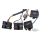 Compl. H/bar wire/switches chrome/black