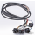Compl. H/bar wire/switches chrome/black