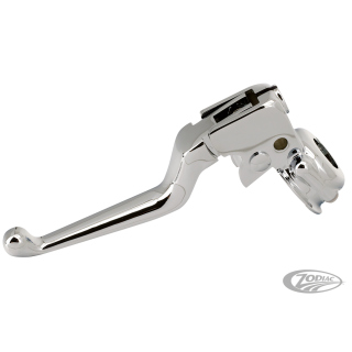 GZP Chr clutch lever assembly 96-UP